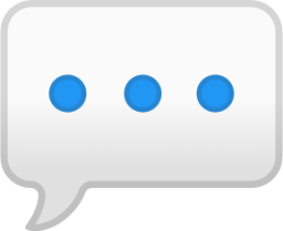 speech balloon emoji