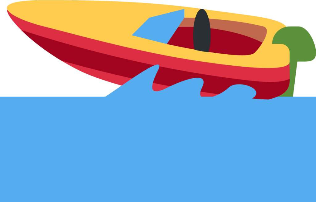 speedboat emoji