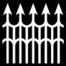 spiked fence icon