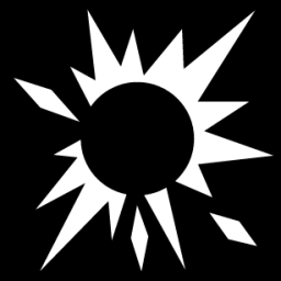 spiky eclipse icon