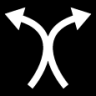 split arrows icon