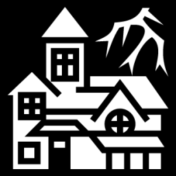 spooky house icon