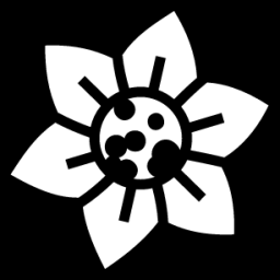 spoted flower icon