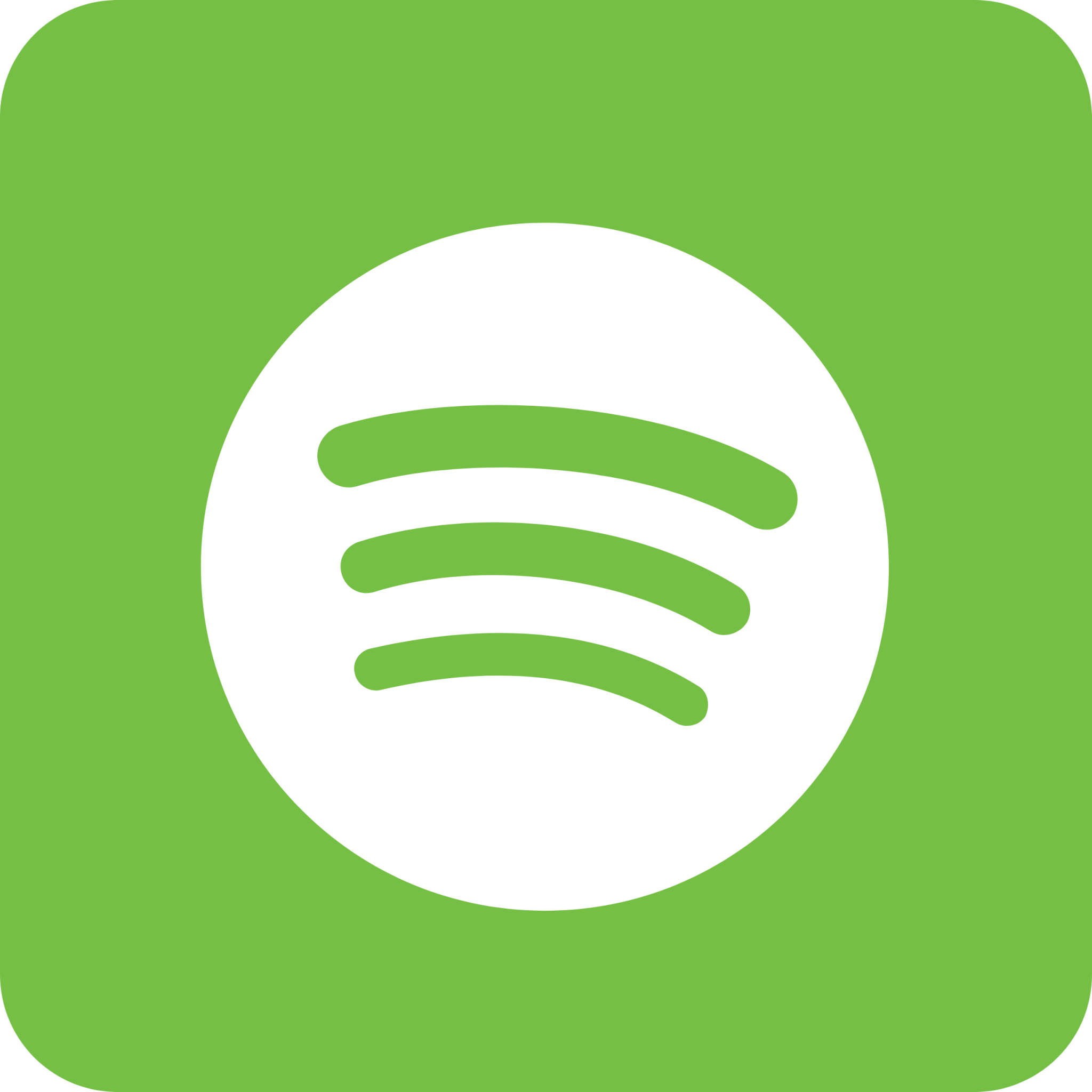 spotify rounded icon