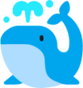 spouting whale emoji