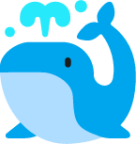 spouting whale emoji