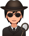 spy (plain) emoji