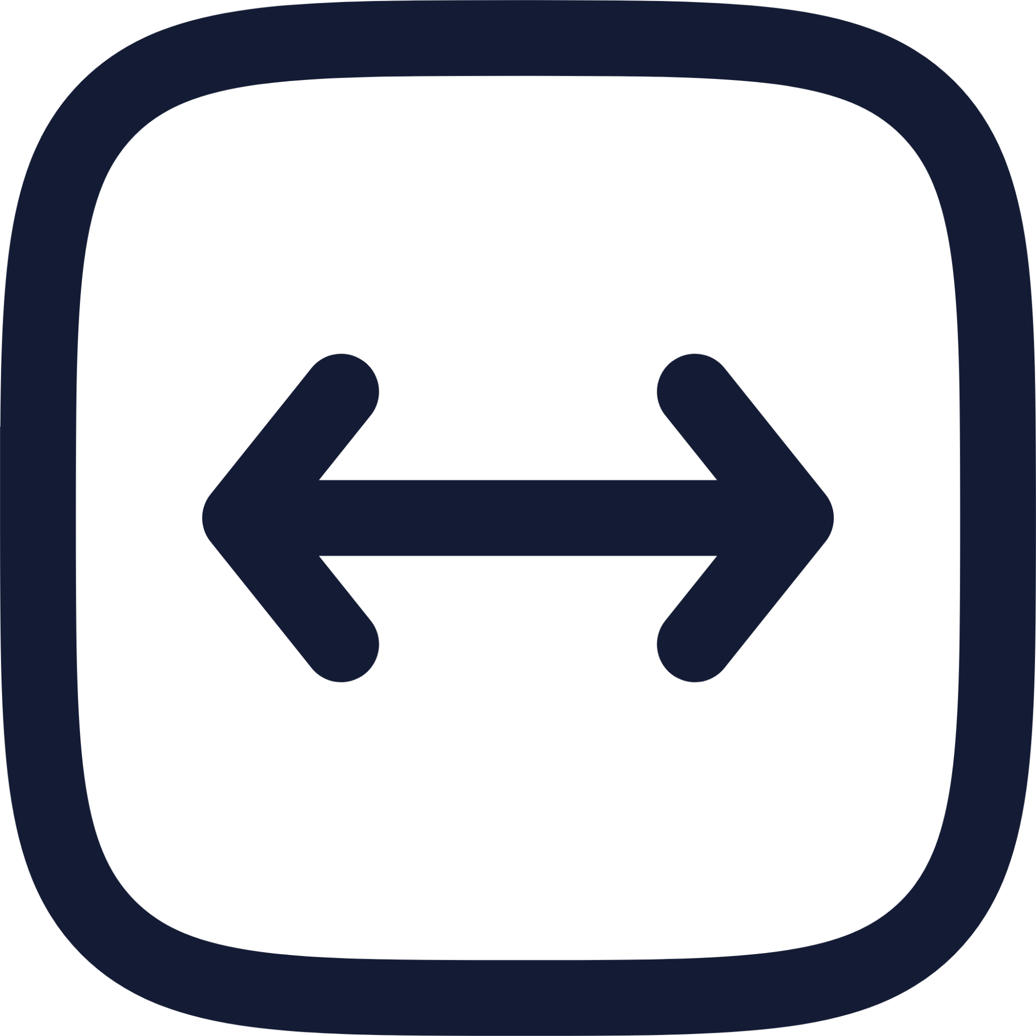 square arrow horizontal icon