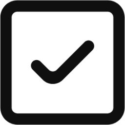 square checkmark icon