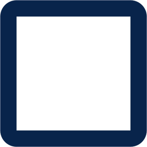 square line shape icon