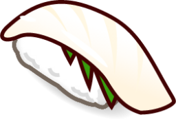 (squid) sushi emoji