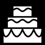 stairs cake icon