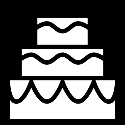 stairs cake icon