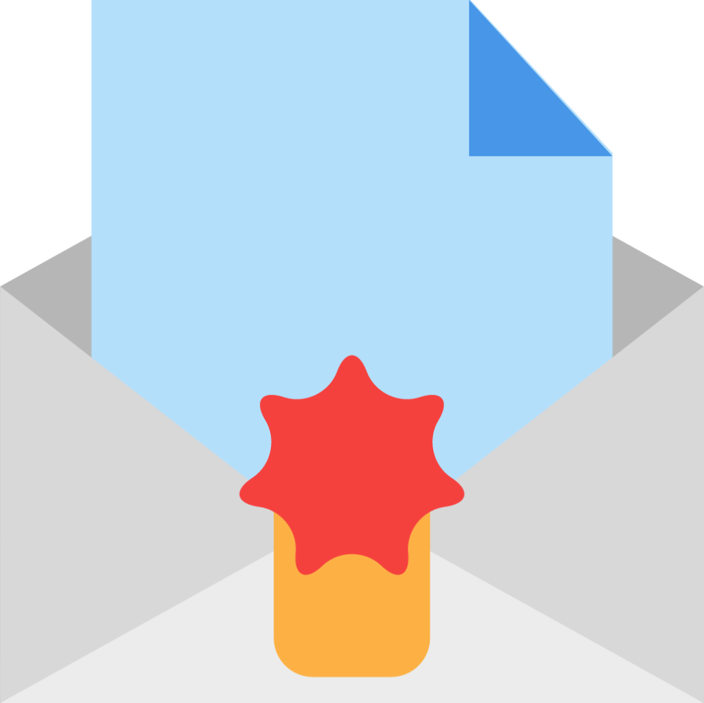 stamp letter icon