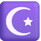 star and crescent emoji