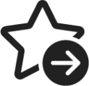Star Arrow Right icon