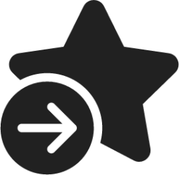 Star Arrow Right Start icon