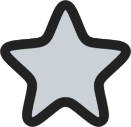 Star duotone icon