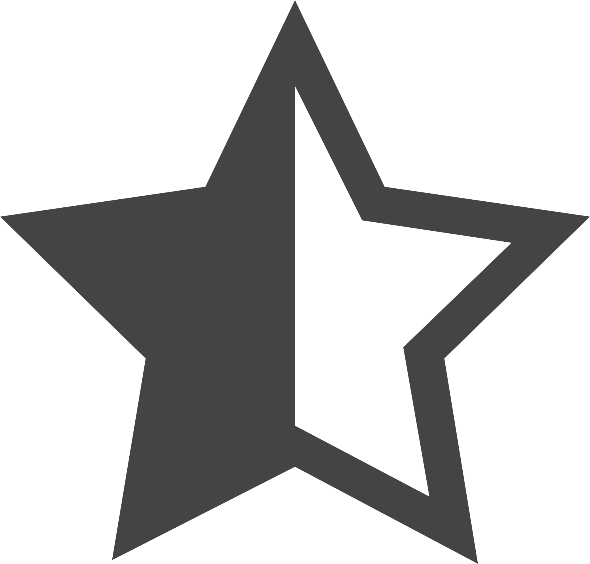 star half left o icon