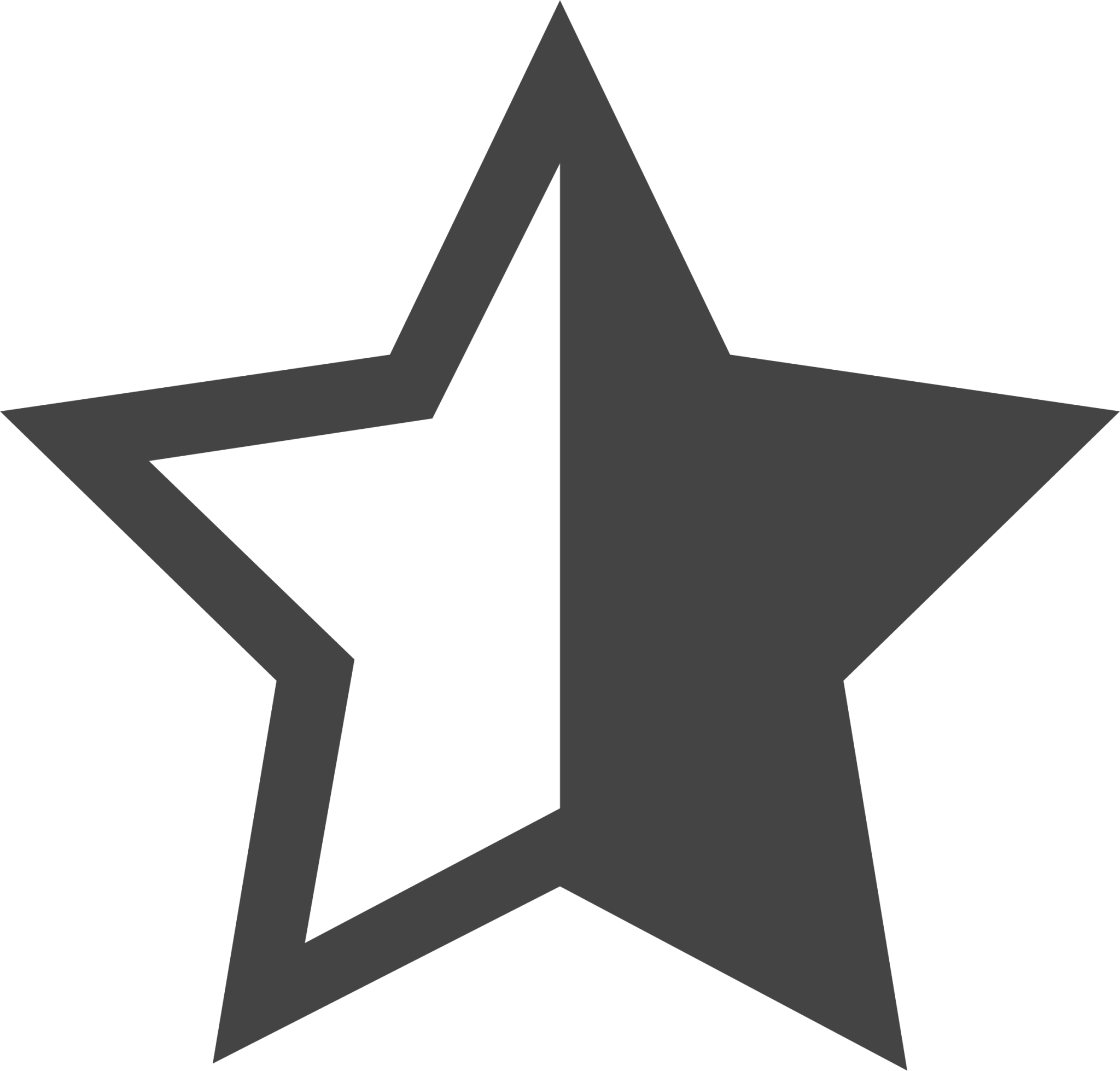 star half right o icon