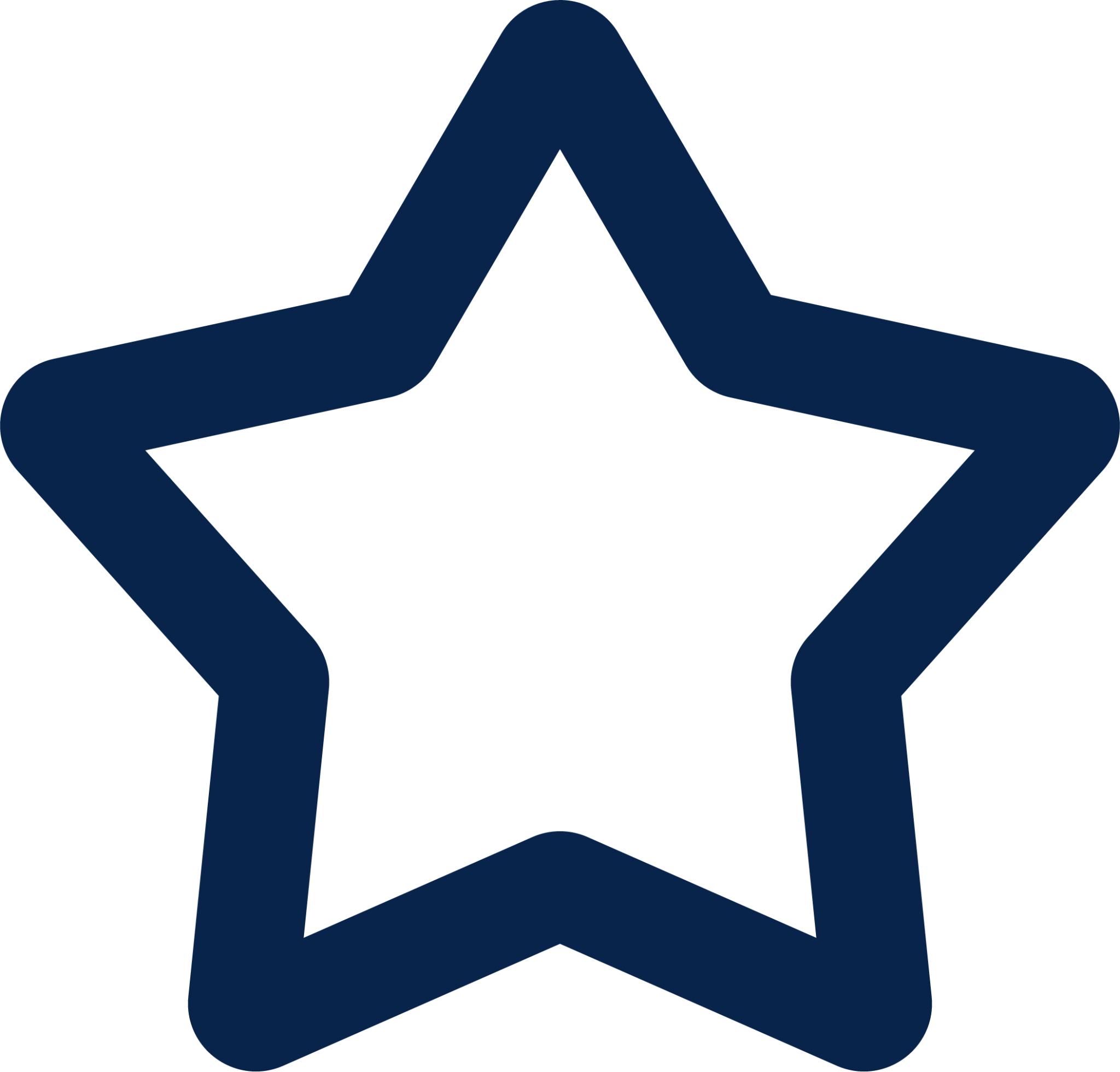 star line shape icon