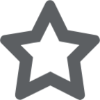 star outline minor icon