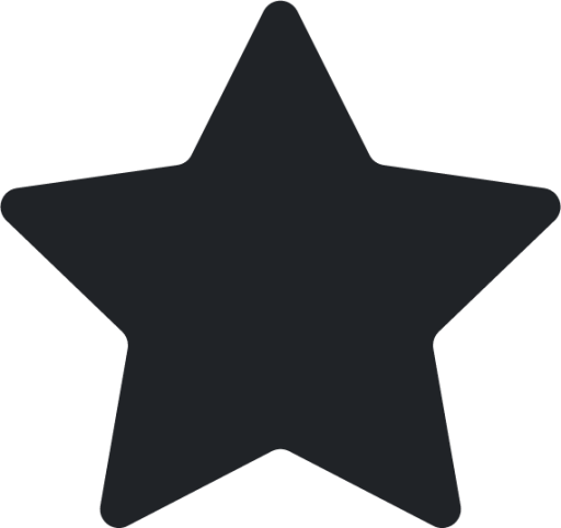 star (rounded filled) icon