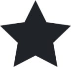 star (sharp filled) icon