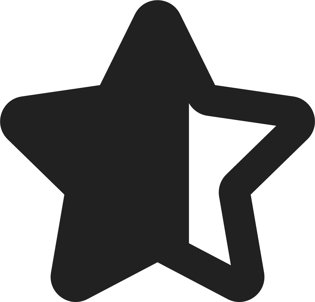 Star Three Quarter icon