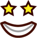 starry eyed emoji