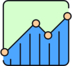 stats lines icon