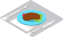 Steak illustration