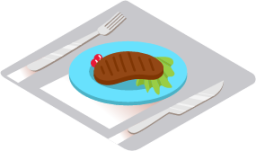 Steak illustration