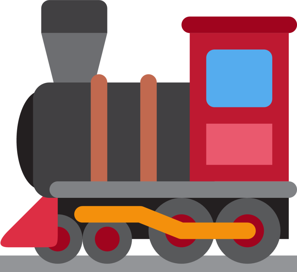 steam locomotive emoji