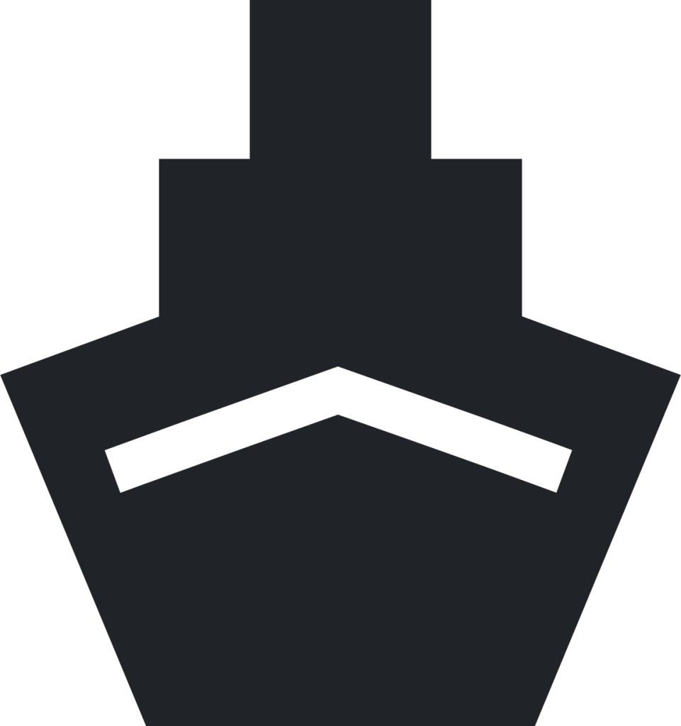 steamship (sharp filled) icon