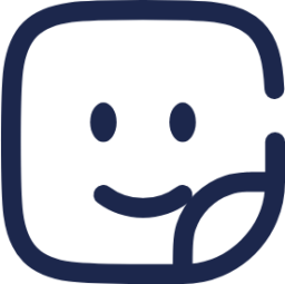 Sticker Smile Square icon