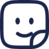 Sticker Smile Square icon