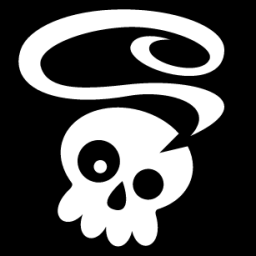 stoned skull icon