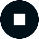 stop circle fill icon