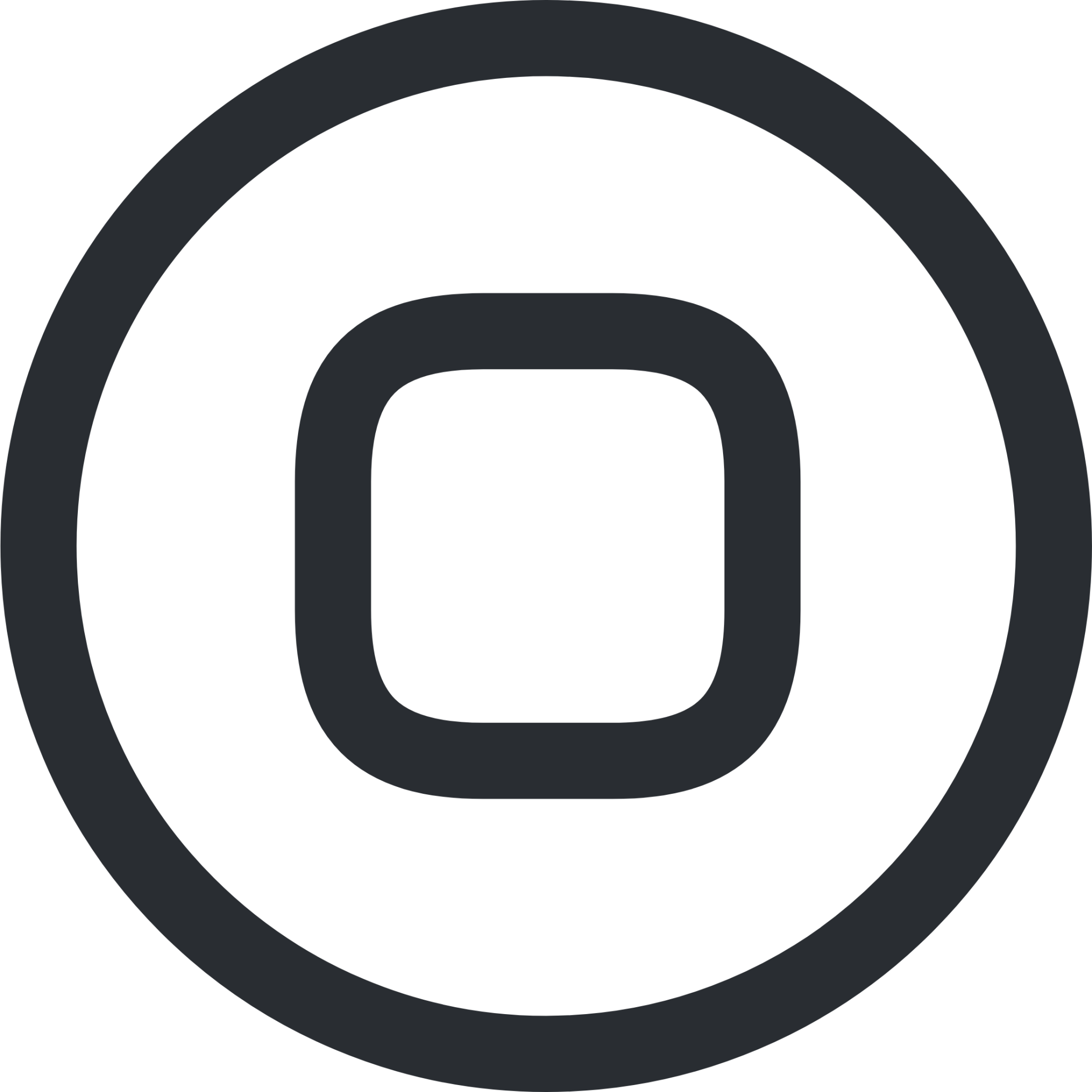 stop circle icon