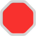 stop sign emoji