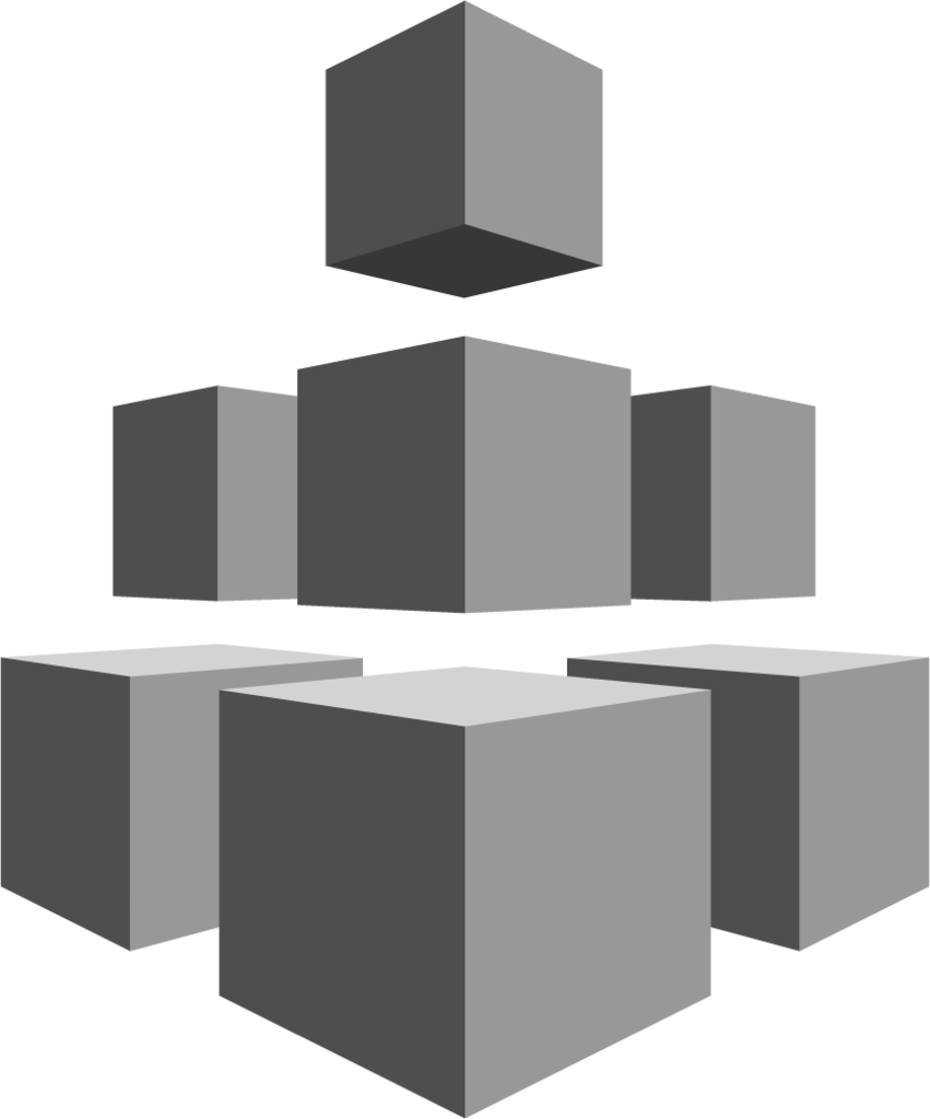 Storage Amazon EFS (grayscale) icon