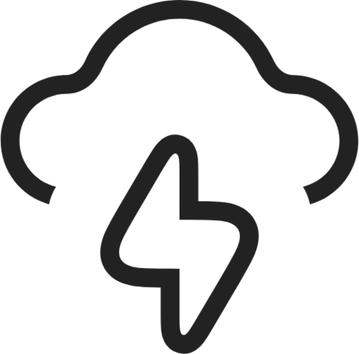 Storm light icon