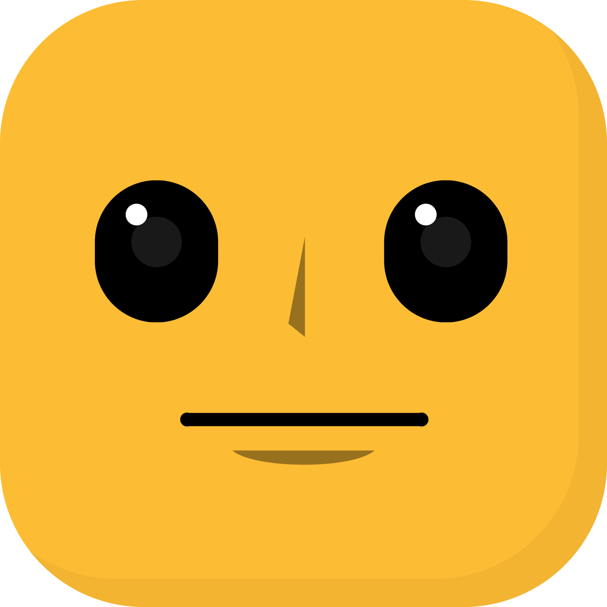 straight face emoji