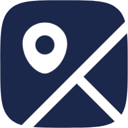 Streets Map Point icon
