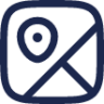 Streets Map Point icon