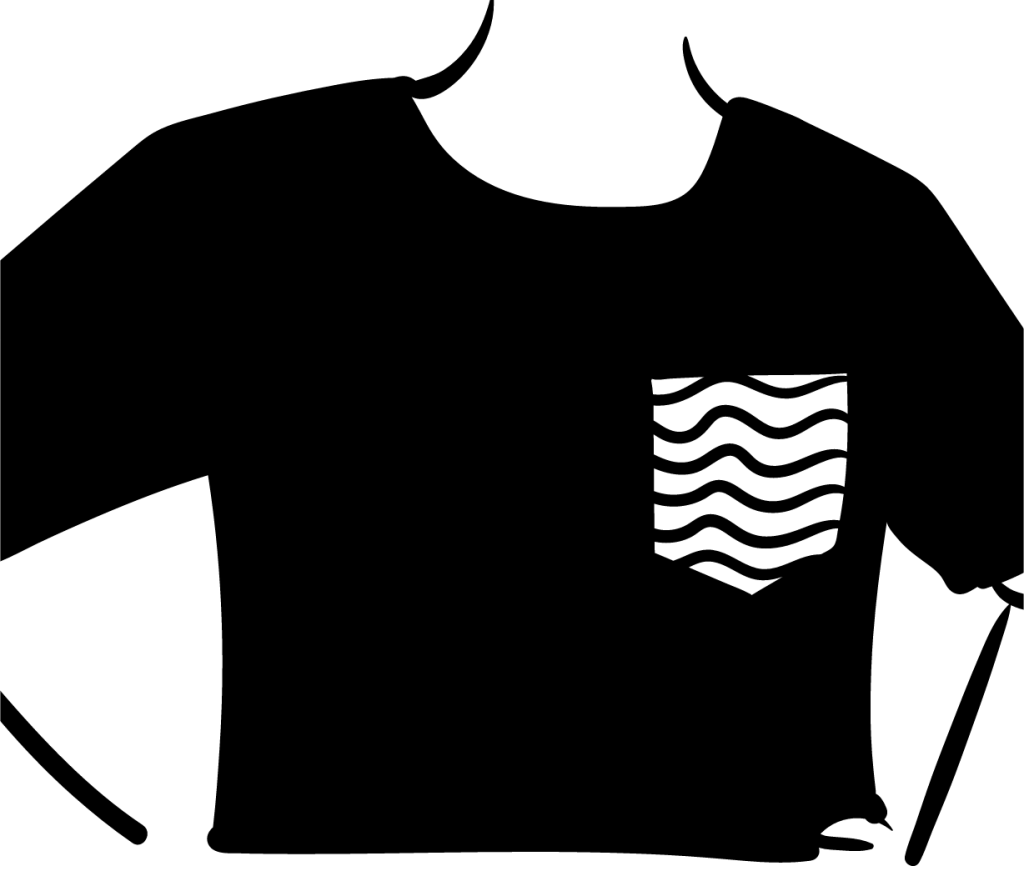 Striped Pocket Tee illustration