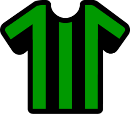 stripes green black icon