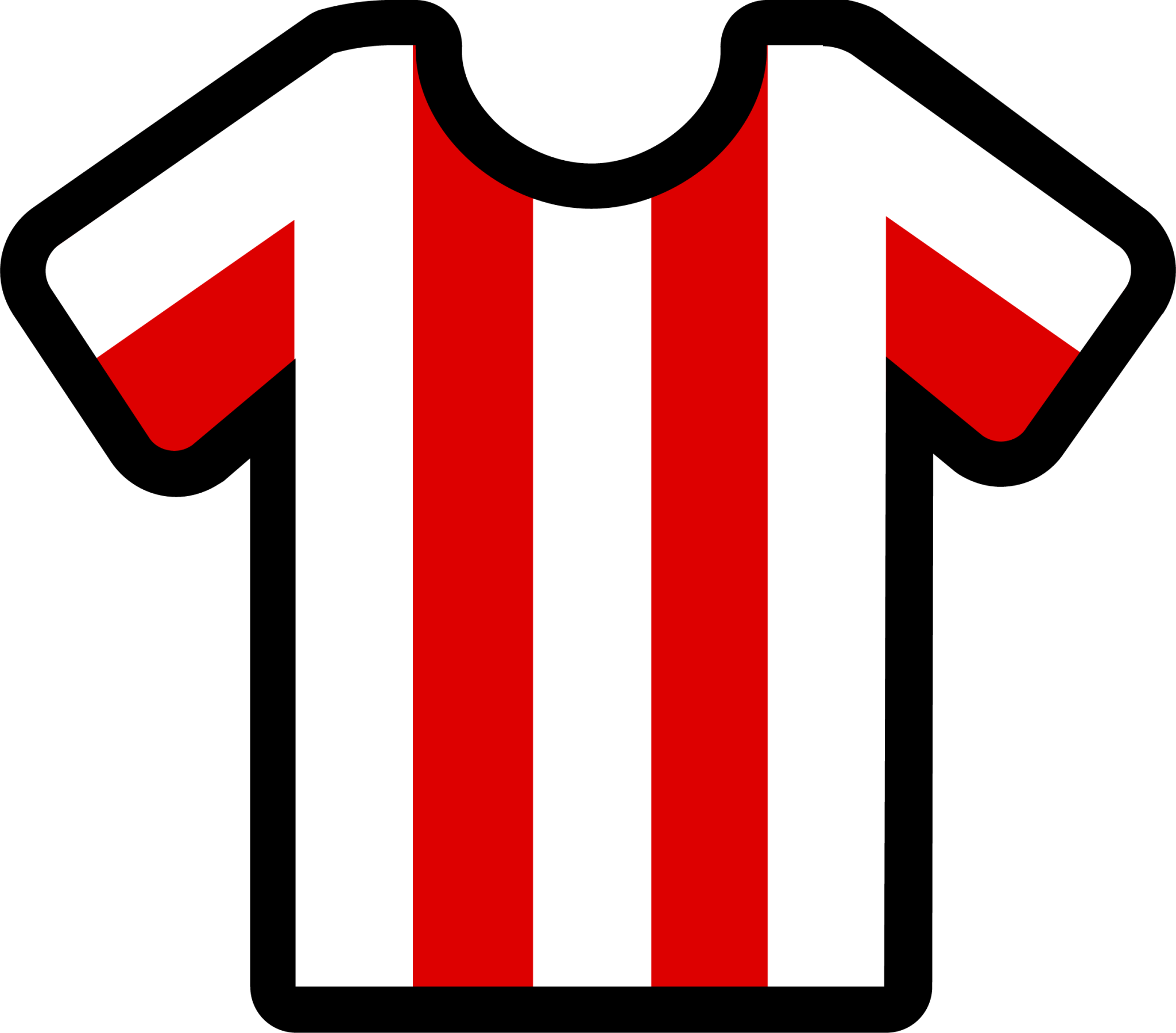 stripes white red icon