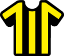 stripes yellow black icon